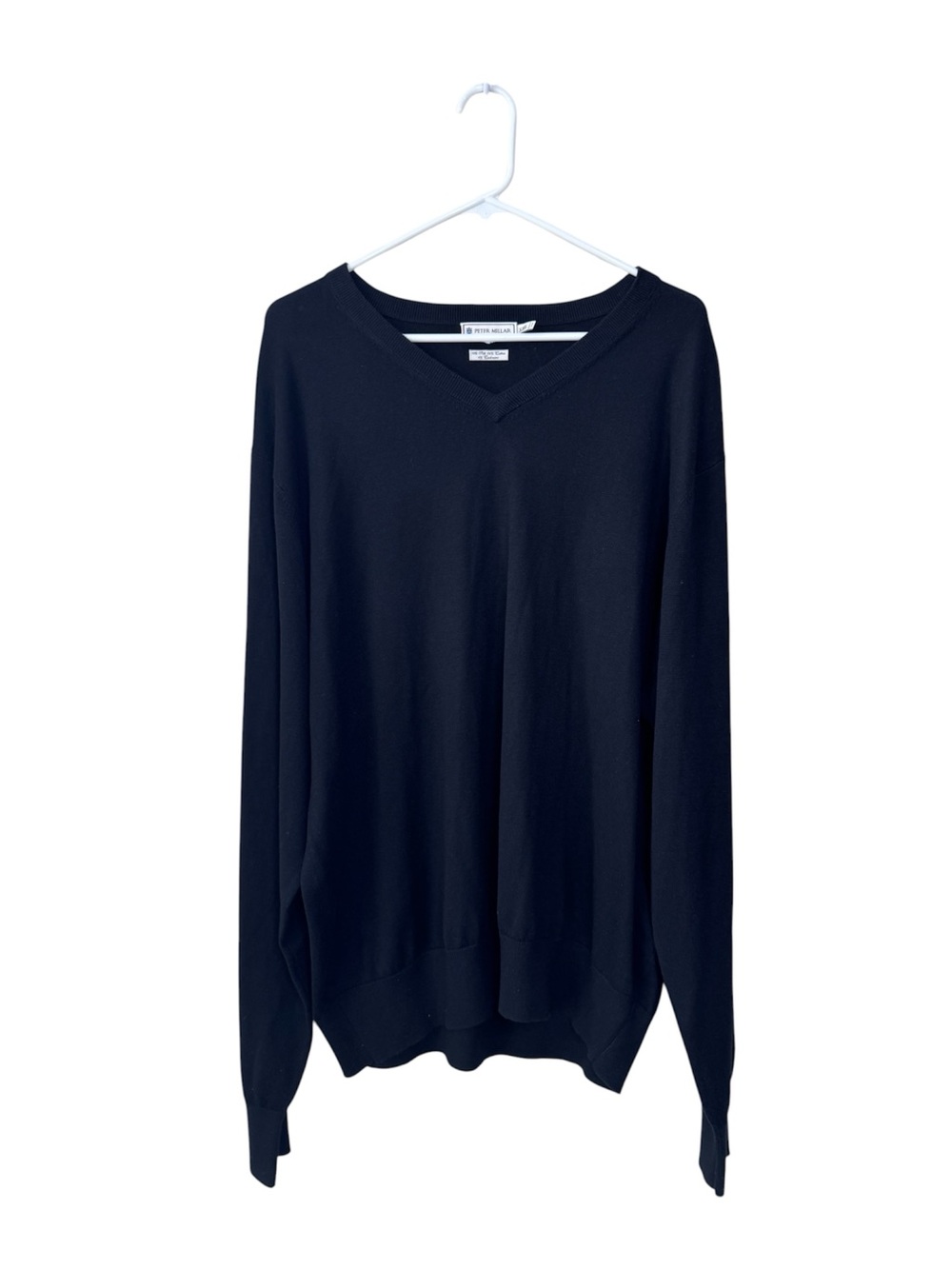 Men’s Peter Millar V-Neck Silk Blend Sweater